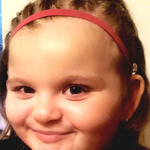 Magenta Comfort Headband - Non-Slip, Adjustable for Hearing Aids_