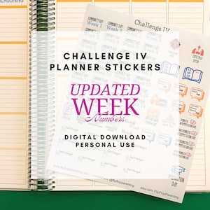 Classical Conversations Challenge 4 Planner Stickers