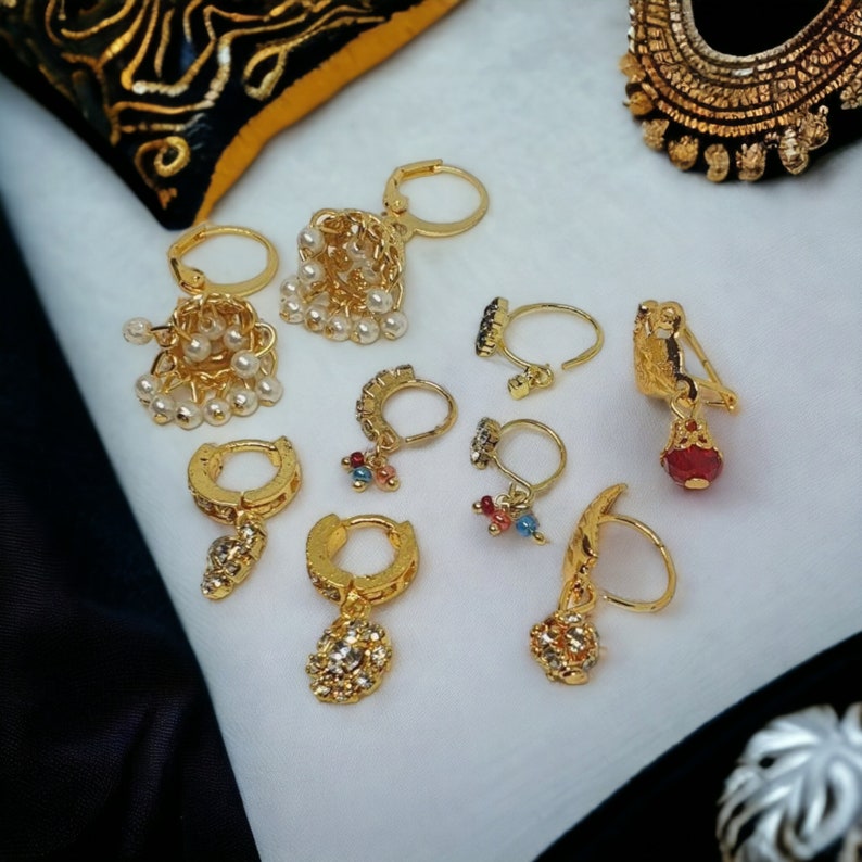 9 Captivating Gold Hoop Nose Rings Piercing Enthusiasts Bohemian Nose