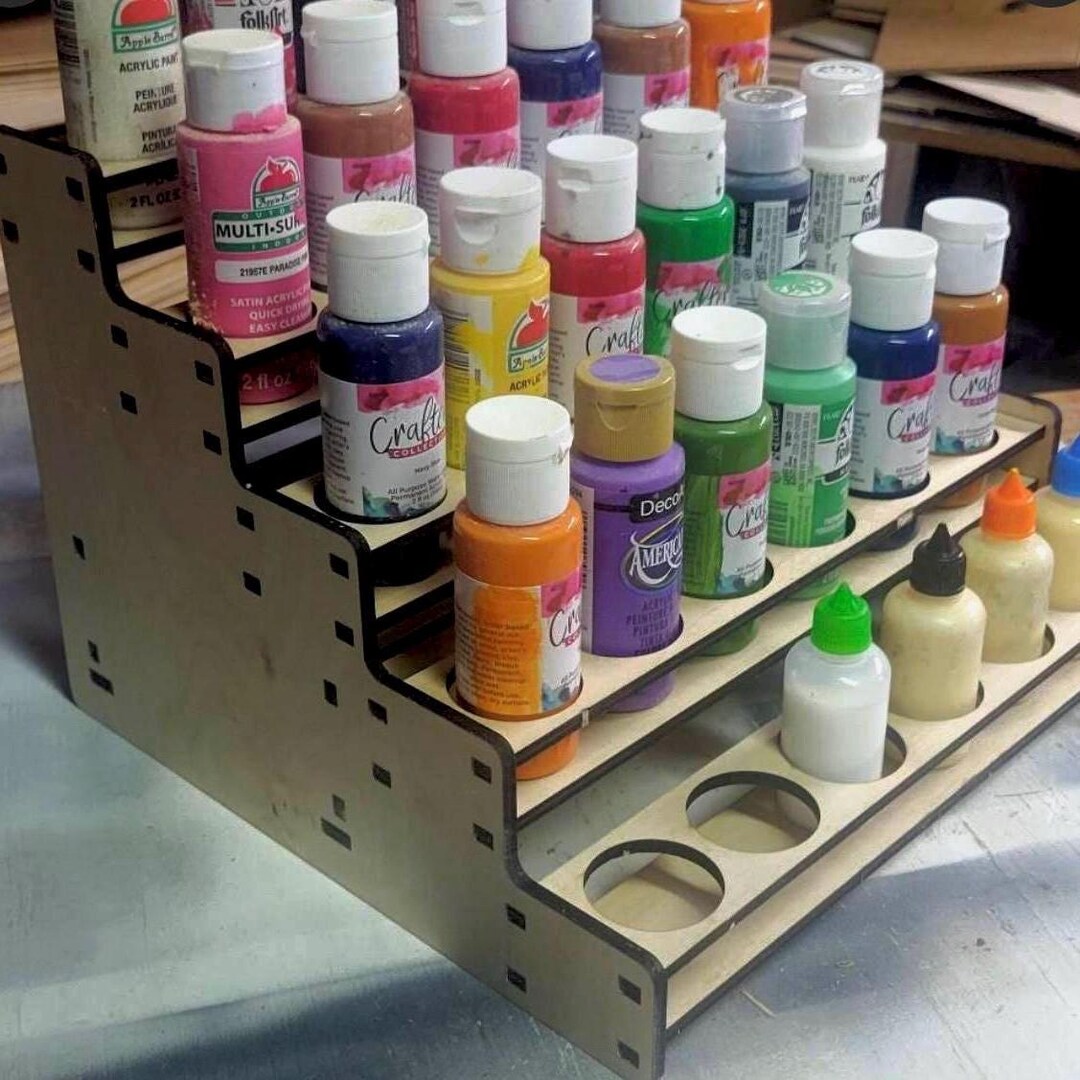 Paint Holder 5 Tier - SVG File for Laser Cut - 5 Mm - Etsy