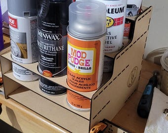 69 and 73mm Paint Can Holder 3 Tier - SVG file for laser cut