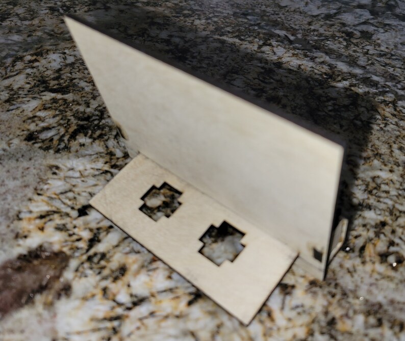 Business Card Holder Laser Cut File 3mm Etsy
