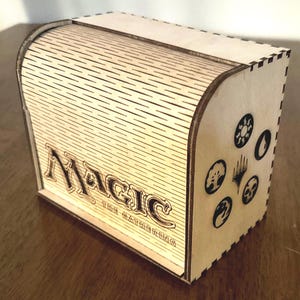Boîte de cartes CCG MTG - fichier SVG pour découpe laser