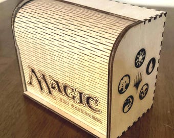 CCG MTG Card Box - SVG file for laser cut