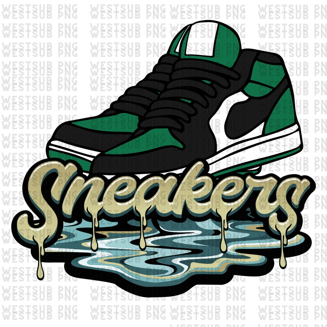 Sneaker Girl Png Sublimation Design Download, Black Woman, Sneakers Png ...