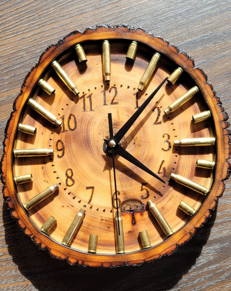 Bullet Casing Clock - Etsy