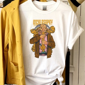Goat Highlosophy Smoker Shirt, Stoner Gift, Marijuana Accessory