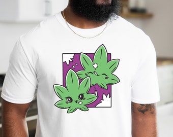 Kawaii Marijuana Shirt, Stoner Gift, Cannabiss Accessories