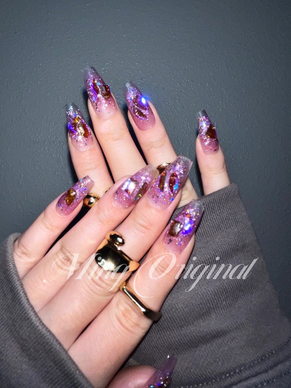 Acrylic nail gems outlet