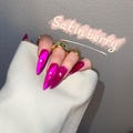 Satin berry | High transparency purple press on nails,glue on cat eye nails, reuse nails, jelly fake nail, saturated see through nail