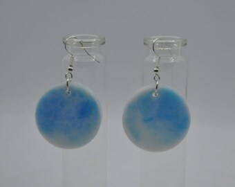 Boucles d’oreilles Nuages ronds