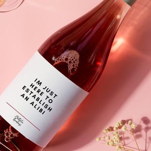 Gift Wine Label Gifts for True Crime Gifts For Murder Mystery Party Kit Gifts For Murder Mystery Poison Gifts For Halloween Wine Poison Gift