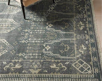 9x12 10x14 12x15 Antique Oushak Rug hand knoted Traditional Rug Handmade Rug Living room Bedroom Rug Area Rug Wool rug made to Order
