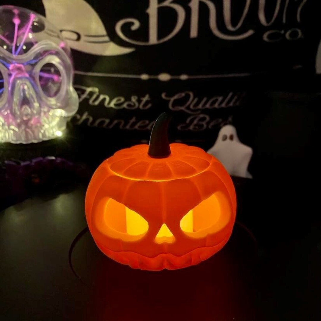 Jack O Lantern Tealight Holder for Spooky Halloween Etsy