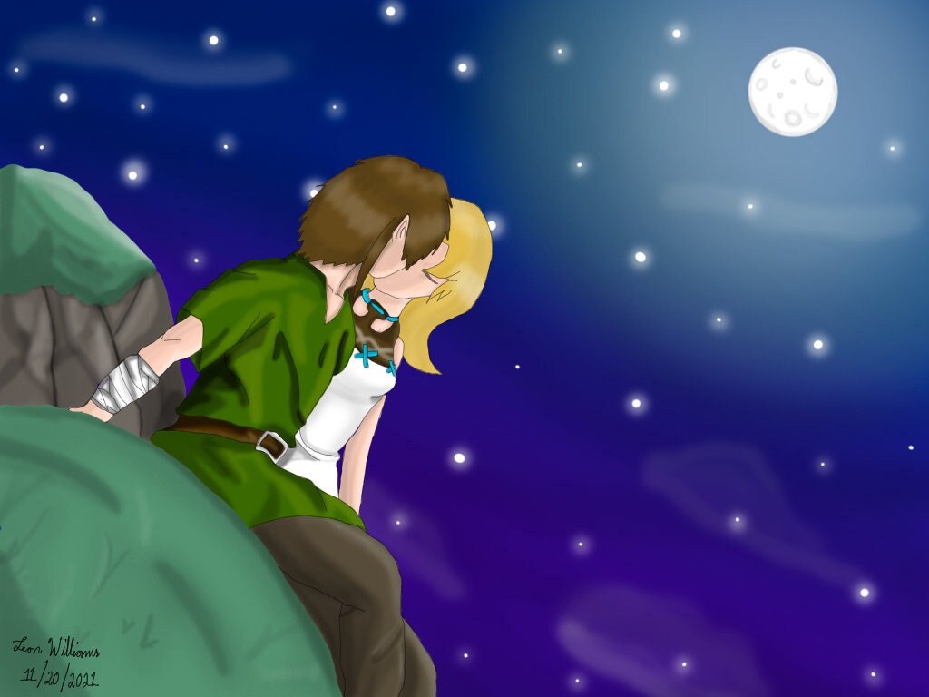 Link Botz Zelda Link Kyss