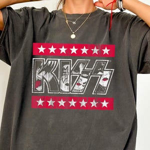 Comfort Colors® T-Shirt, Kiss Shirt, Rock Music Shirt, Rock N Roll Tee, Rock Band Gift, Concert Tee, Kiss Fan Gift, Gift For Men, Women