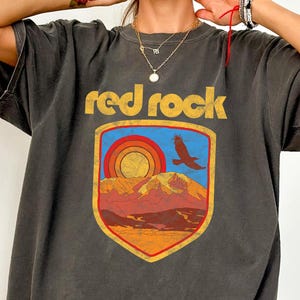 Comfort Colors® T-Shirt, Red Rock Shirt, Rocky Mountain Tee, Colorado Shirt, Concert Souvenir, National Park Tee, Outdoor Concert Shirt