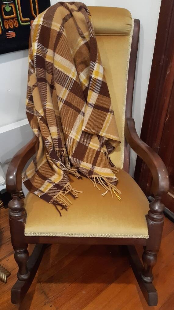 Vintage Onkaparinga Pure New Wool Throw Etsy Australia