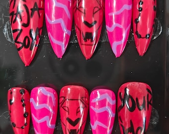 Kpop Demon Hunters Saja Boys Your Idol Nails