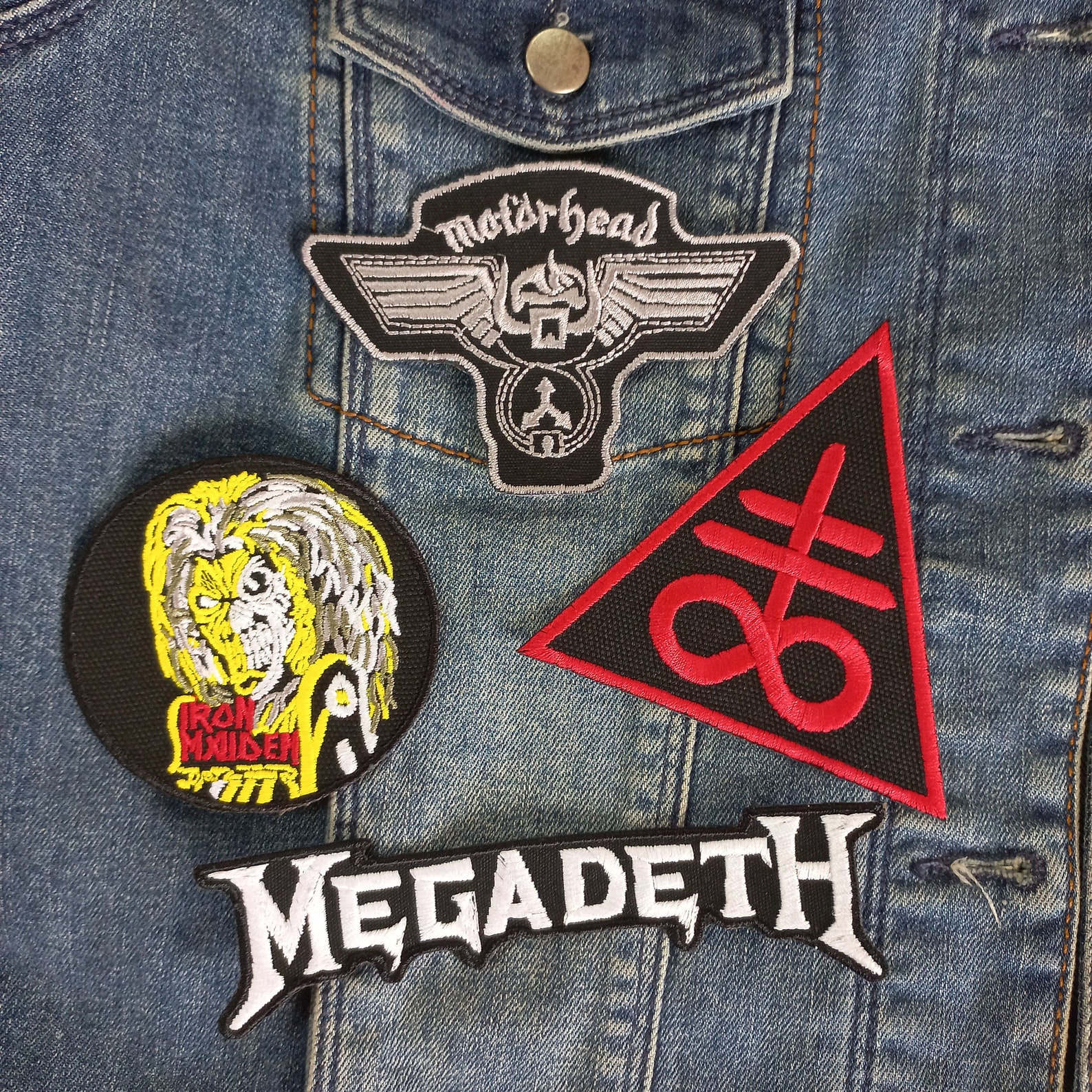 Eddie Munson Jacket Patch Set Badge Embroidered Iron on Etsy India