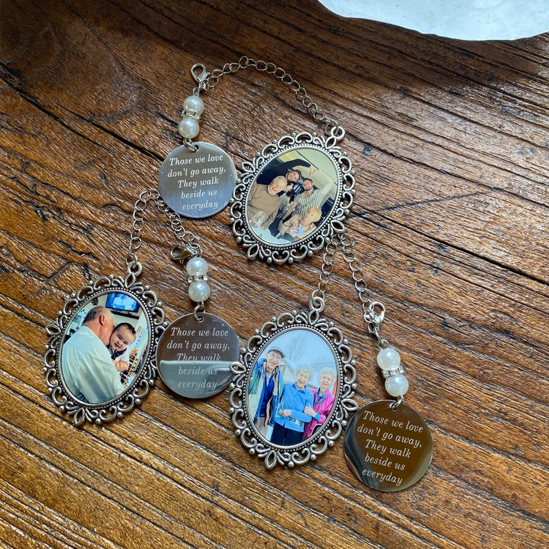 Loss of Loved One Memorial Photo Keychain, Photograph Key Chain ...