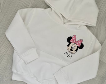 Kids Personalized Minnie Mouse Hoodie