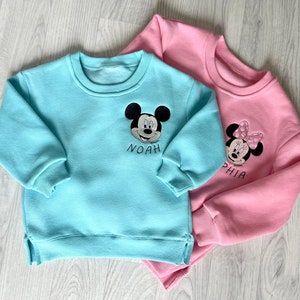 Kids Personalised Minnie Mouse Sweatshirt image 5