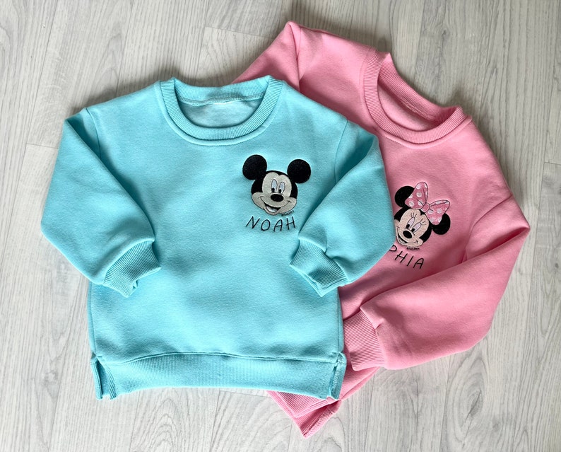 Kids Personalised Minnie Mouse Sweatshirt image 5