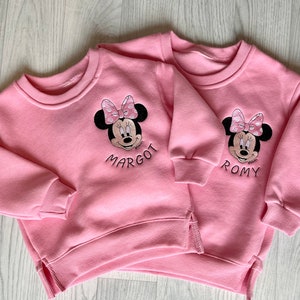 Kids Personalised Minnie Mouse Sweatshirt image 4