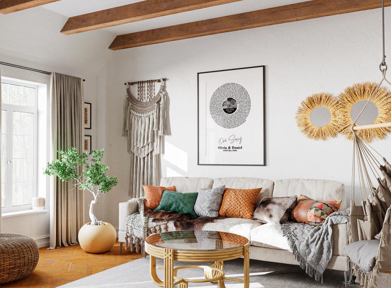 Custom Song Lyrics Print, Our Song Personalised Print, Wedding Gift