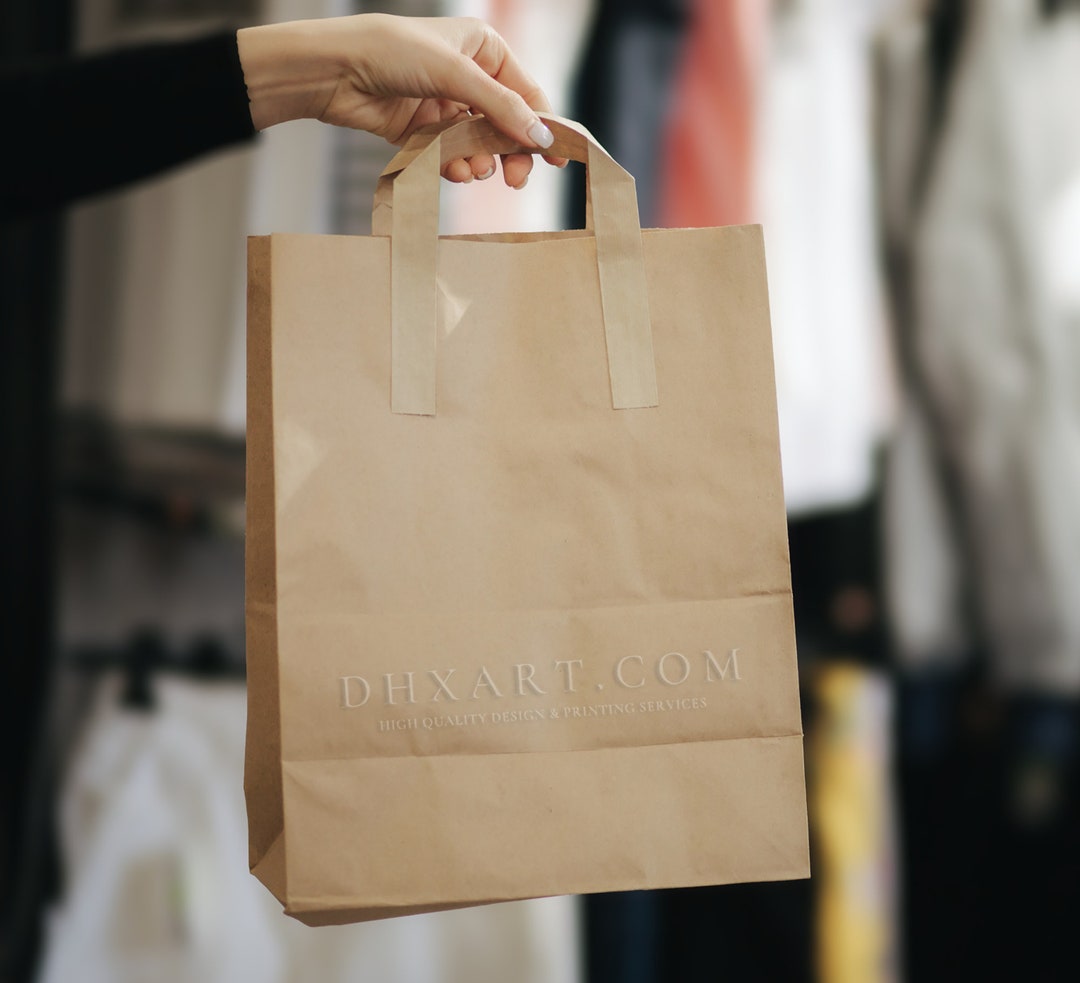 Kraft Paper Brown Bags With Handles Bulk Eco Friendly Kraft Paper