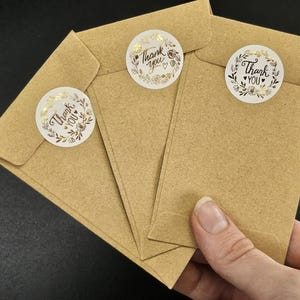 Small Kraft brown Envelopes, wedding favour mini  paper envelopes, Eco Friendly Money envelopes, 100 x 62mm Custom Printed Envelope