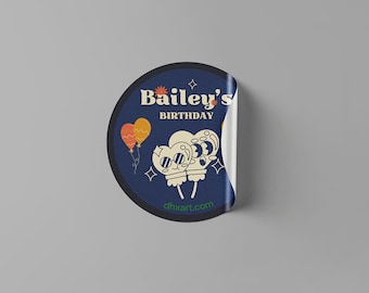 Custom labels, personalised stickers, circle, circular, logo, business, postal, your logo, custom writing, square, custom shape