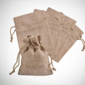 5x Hessian Bags Drawstring Bags Rustic Wedding Small Jute Bags Gift for Her Bomboniere Wedding Favors Hessian Wedding Gift Bags Etsy Canada