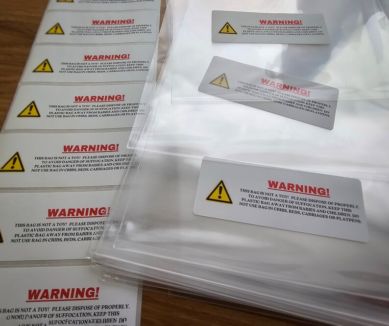 Suffocation Warning Labels Warning Labels Small Business Stickers