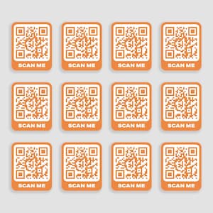 Benutzerdefinierte QR-Aufkleber, personalisierte QR-Code-Etiketten, Smart-qr-Aufkleber, QR-Inventar, wasserdichte QR-Code-Etiketten, Smart-Verpackungs-Business-Branding