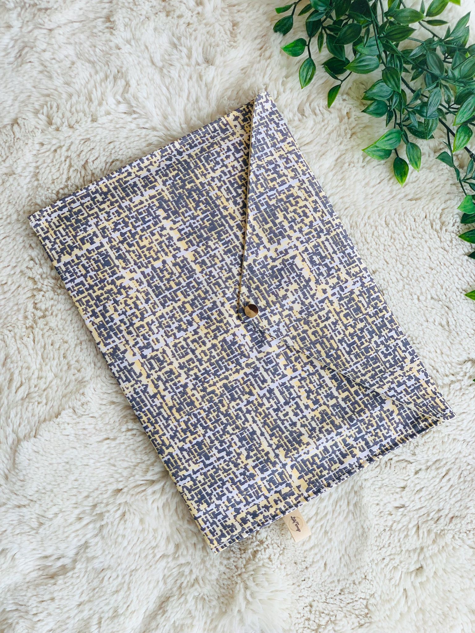 Fabric File Holder, A4 Size Document Bag, Laptop Case, Cotton File ...