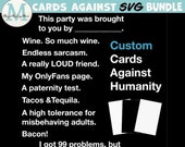 Custom Cards Against Humanity SVG Bundle: 10 Designs (Digital Download)