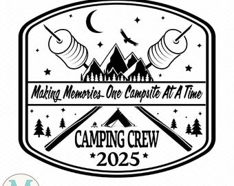 Camping SVG: Family Vacation Design (Digital Download)