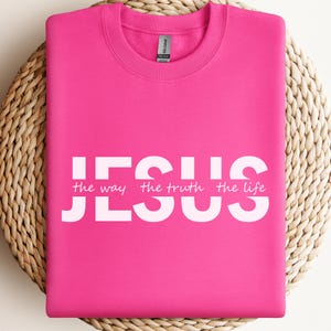 Jesús El Camino La Verdad La Vida SVG, Jesús svg, Fe svg, Pascua svg, Religioso svg, Archivo de corte, Cricut, Silueta, SVG para Cricut
