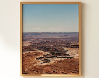 Utah Landscape Photography: Desert Canyonlands National Park Sunrise Print, Wall Art, Southwest Boho Decor
