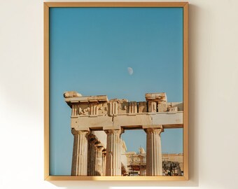 Athens Greece Art Print - Perfect Athens Gift, Acropolis Travel Photography, Unique Athens Artwork