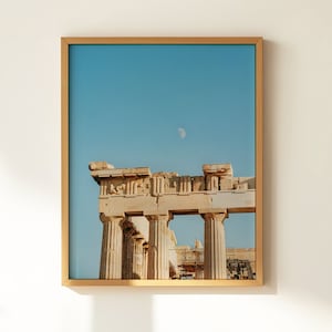Athens Greece Art Print - Perfect Athens Gift, Acropolis Travel Photography, Unique Athens Artwork