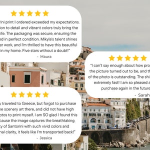 Amalfi Coast Print Wall Art, Beach Poster, Italy Photography, Positano Cafe & Capri Souvenir