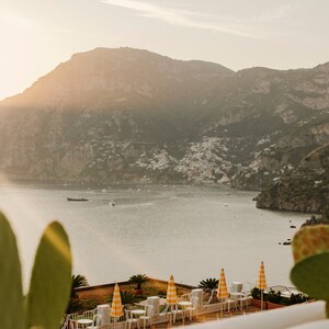 Amalfi Coast Print, Slim Aaron Inspired Wall Art, Beach Poster, Italy Photography, Positano Cafe & Capri Souvenir
