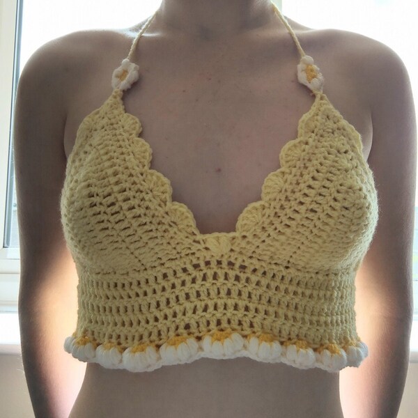 Crochet Crop Top Etsy UK
