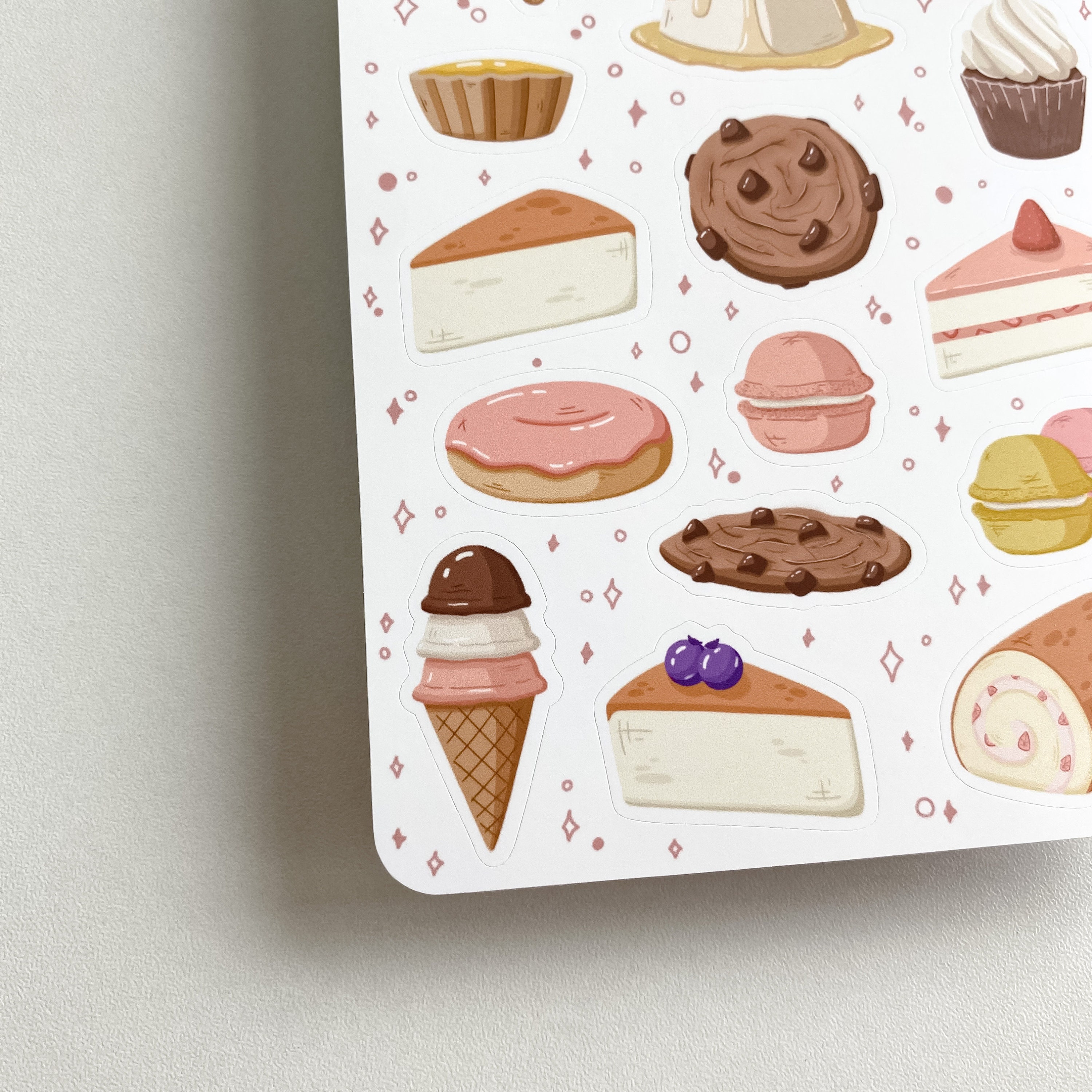 Desserts Stickers Sheet for Bullet Journals Planners - Etsy