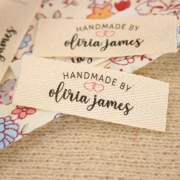 Custom Sewing Logo Tab - Etsy UK
