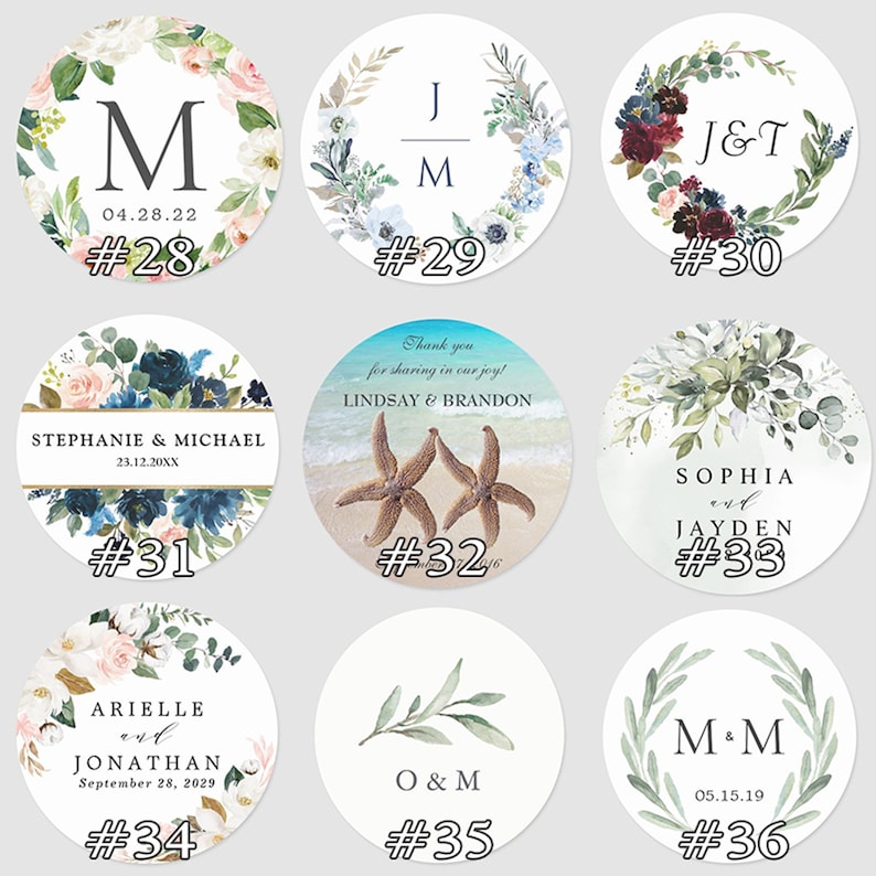 Personalized Round Circle Label Stickerswaterproof1.53inch Etsy