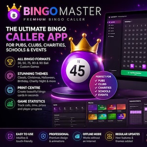 Bingo Master - All In One Bingo App (Windows Software Application)